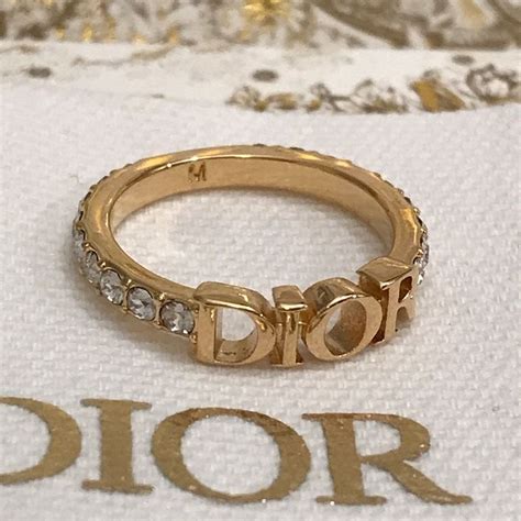 gouden ring dior|christian Dior rings.